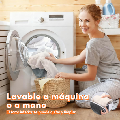 Calentador de Pies con 9 Niveles de Calor y Tejido Ultra Suave