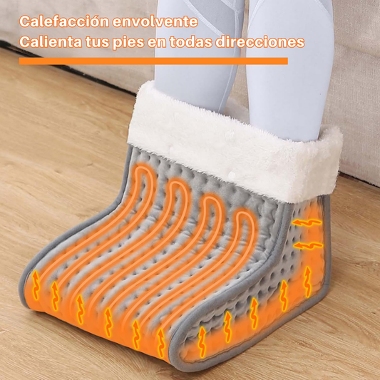 Calentador de Pies con 9 Niveles de Calor y Tejido Ultra Suave